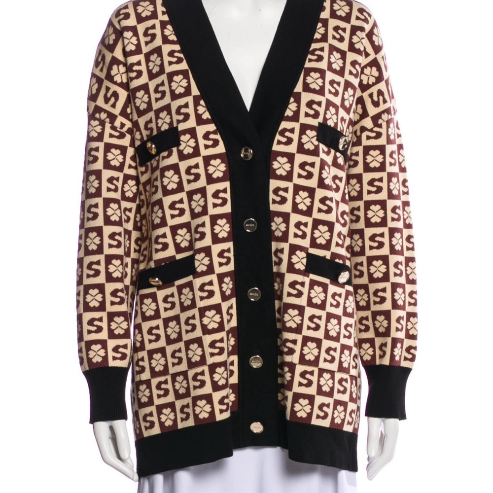 Sandro size 2 oversized cardigan- AUTHENTICATED